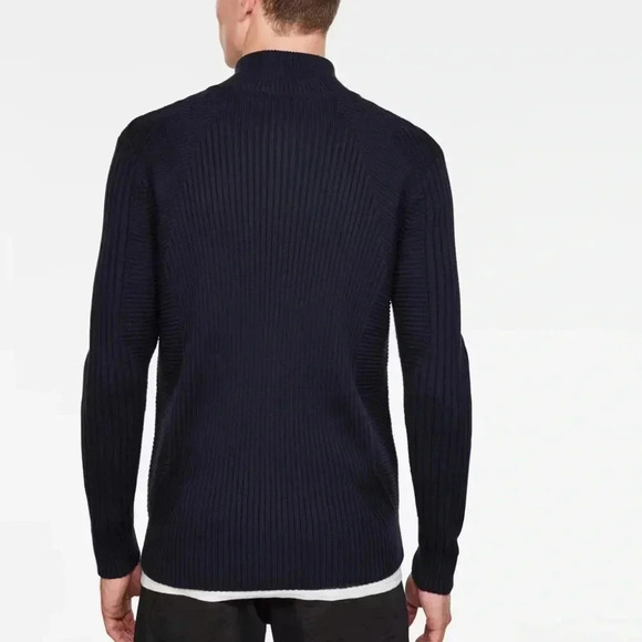 G-Star 3D BIKER ZIP THROUGH KNITT  Sweater size L - Picture 3 of 16